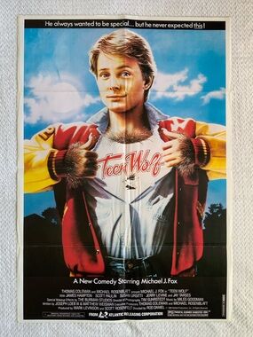 Teen Wolf 1985 Lebanese Original One Sheet Folded Movie Poster (27X40)